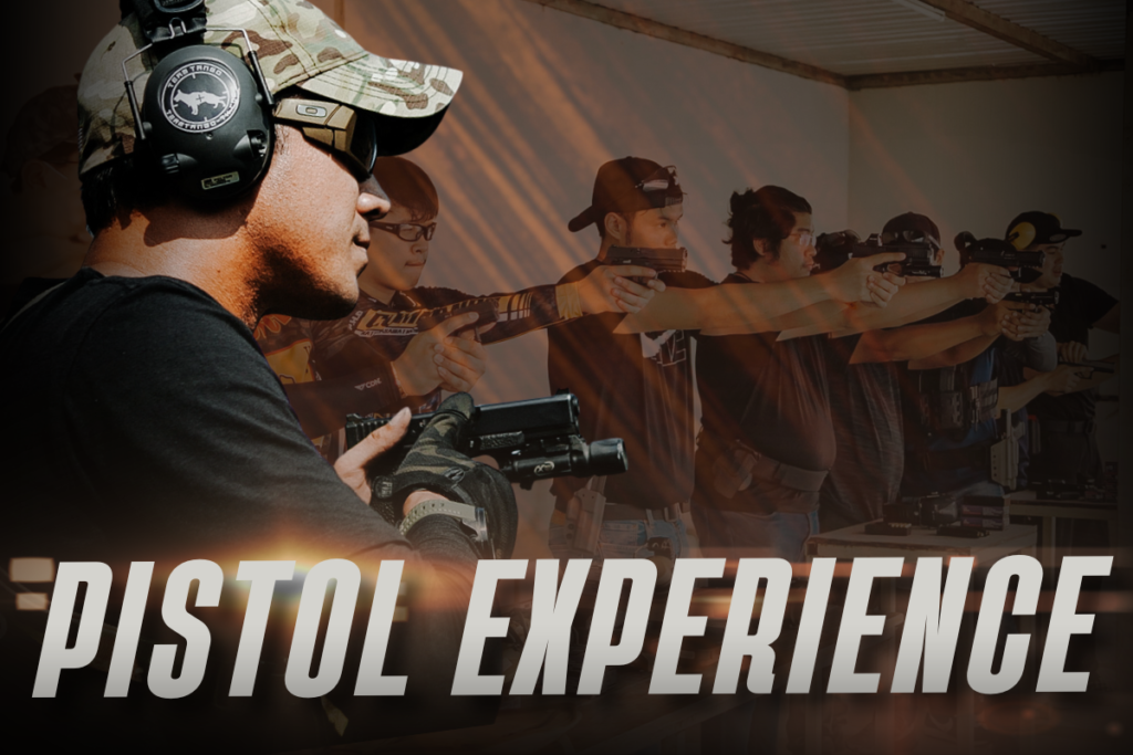 Pistol “Executive-protection style training by Team Tango featuring realistic drills, defensive movement, and professional firearms instruction.